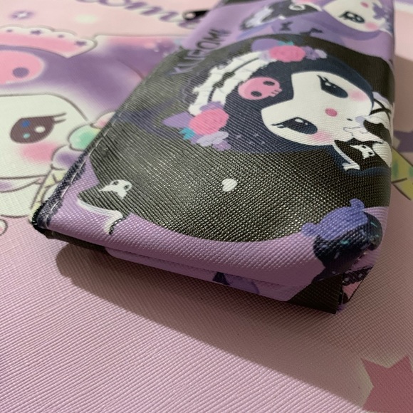 Kuromi Purple and Black Zip Pencil Pouch - Picture 5 of 14